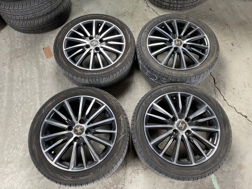 4本セット 深溝アルミ付 日本製 165/55R15 タント スペーシア Nbox 軽自動車