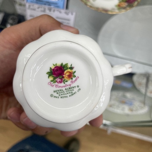 【ドリーム川西店御来店限定】 ROYAL ALBERT/オールドカントリーローズ/ペアカップソーサー/未使用品【21255600000