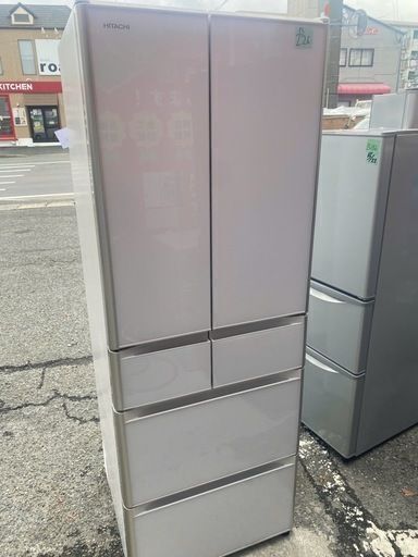 NO B226 ?福岡市内配送設置無料✨?R-XG43J-XW 冷蔵庫 真空チルド XG