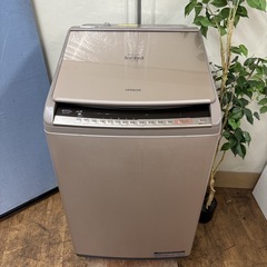 I611 🌈 ジモティー限定価格！ HITACHI 洗濯乾燥機 （10.0㎏/5.5㎏） ⭐ 動作確認済 ⭐ クリーニング済の画像