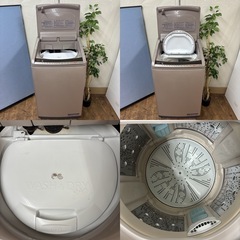 I611 🌈 ジモティー限定価格！ HITACHI 洗濯乾燥機 （10.0㎏/5.5㎏） ⭐ 動作確認済 ⭐ クリーニング済の画像