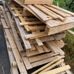 あげます　無料　バラ木材