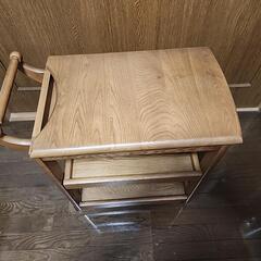 木製キッチンワゴン
