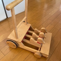 アヒル　ベビー おもちゃ 手押し車 カタカタ　赤ちゃん　