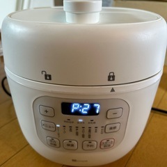 時短でらくらく調理 電気圧力鍋•炊飯器(2L IN03 ホワイト) ニトリ