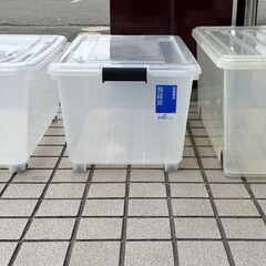 3個セット！収納プラケース キャスター付き 幅39×奥行68×高さ30cm 押入れ収納 衣装ケース  の画像