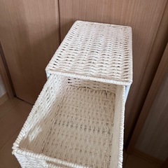 【取引中】3段スリムワゴン　ニトリの画像