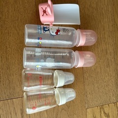 美品　哺乳瓶４本セット　おまけつき