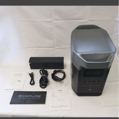 【動作確認済】EcoFlow公式店購入 ポータブル電源 DELTA 2 1024Wh 送料無料 付属品付き 保証付き バッテリー 防災用品 急速充電キャンプ 車中泊の画像