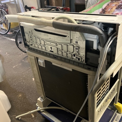 I2505-641 日立 ルームエアコン ras-G22NBK 2024年製 リモコンあり 6畳用  エアコンガス残量不明 ポンプダウン実施済み フィルター清掃必要 取付工事はお客様で手配して下さい