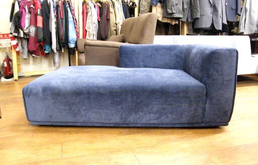 フランフラン/Francfranc メーネ ソファ 幅81cm ブルー系 2人掛け 3人掛け ソファー 家具 札幌市 厚別区