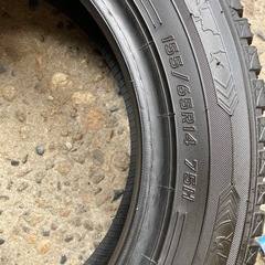 155/65R14 オールシーズンタイヤ 1本 ほぼ新品の画像