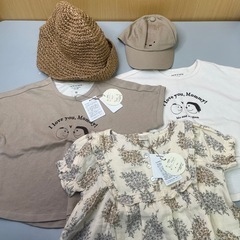 ５点セットキッズTシャツ3枚と帽子セット☆新品未使用品あり☆の画像