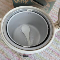お値下げ中！昭和レトロ 未使用 象印電子ジャーしあわせ の画像