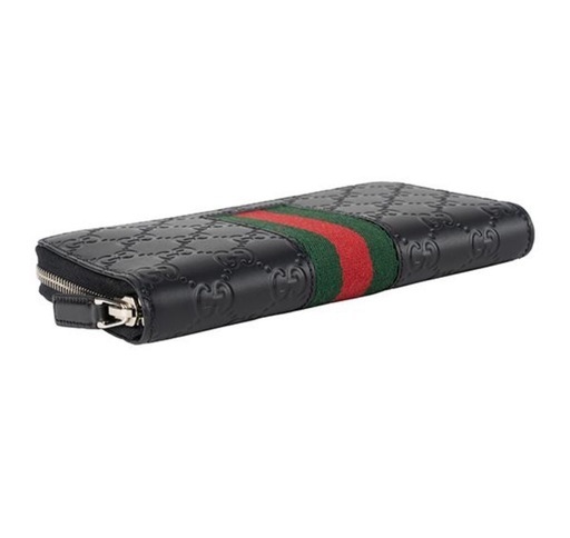 【即決価格】【美品】GUCCI長財布(ラウンドファスナー) ブラック 黒 GUCCI 408831 CWCLN 1060