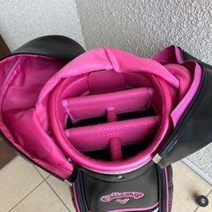 レディース　ゴルフキャディーバックの画像