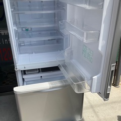 【RKGRE-512】特価！シャープ/350L 3ドア冷凍冷蔵庫/どっちもドア/SJ-W351E-S/中古品/2019年製/当社より近隣無料配達！の画像