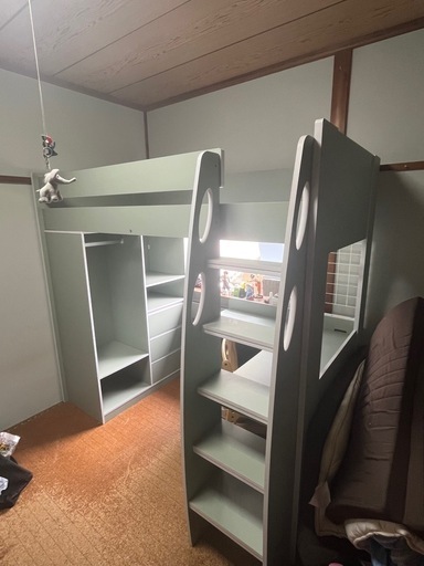 ロフトベッド 多収納