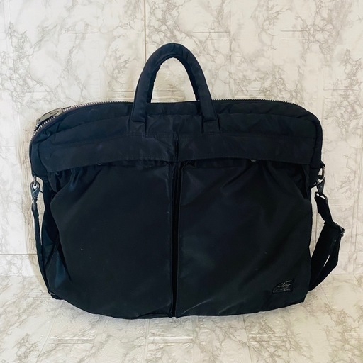 PORTER TANKER 2WAY BRIEFCASブラック ショルダーバッグ