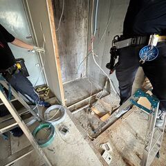 【急募】冷蔵・冷凍設備の電気工事作業員のサポートスタッフ　日給12,000円～16,000円の画像