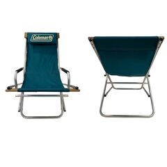25C232_ジ Coleman コールマン ロッキングチェア Model C910-718J アウトドア キャンプ 現状品 中古の画像