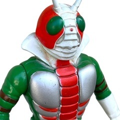 仮面ライダーV3 仮面ライダー 石森プロ ソフビ バンダイ 当時物 昭和レトロの画像