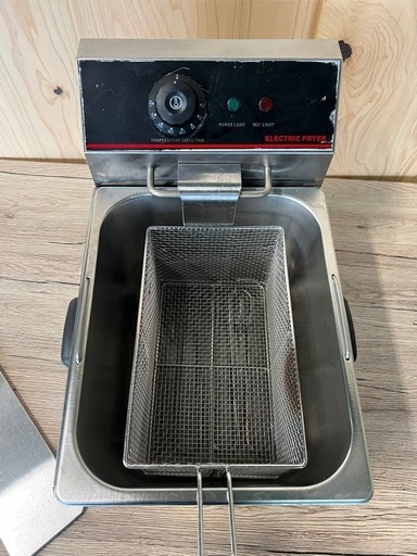 送料無料  卓上電気フライヤー 