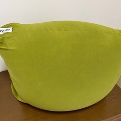 【完売】ヨギボー　ミニ　ビーンズクッション　グリーン　ライムグリーンの画像