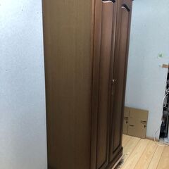 府中家具　桐箪笥　佐々木木工　大塚家具　洋ダンス　2枚扉　タンス 【糸島市内 送料無料】250523-4の画像