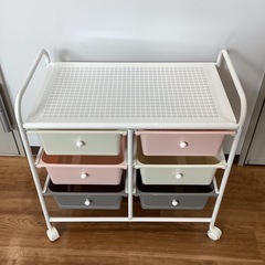 キッズ収納ラック【町田市再生家具】0523の画像