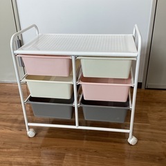 キッズ収納ラック【町田市再生家具】0523の画像