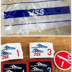 JSS スイミング　帽子　ワッペン