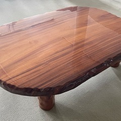 未使用　高級和家具　樺の座卓　座敷机　　