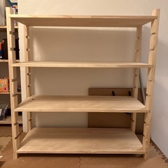 モンテ棚　フリーラックポール完成品　2点セット　