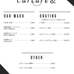 手洗い洗車&車内クリーニングもお任せ下さい♪ - その他