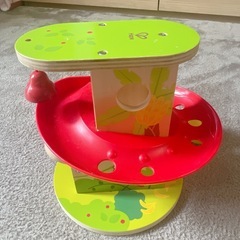 木製おもちゃ　『森のくるりんボール』の画像