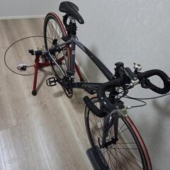 ロードバイクとローラ台