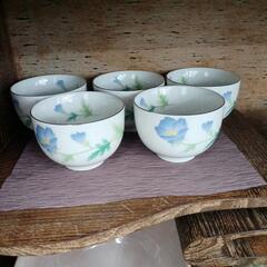★ジモティー割あり★紫峰　煎茶揃え5客セット　箱有り　高さ(H)...