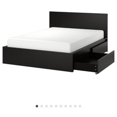 IKEA ベッド　収納付き　MALM　