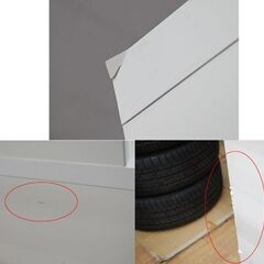 Pamouna レンジボード 幅120×奥50×高206cm 白エナメル サイレント引出 食器棚 キッチンボード パモウナ 札幌市 清田区 平岡の画像