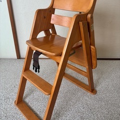 値下げしました！【直接受け渡し限定】 KATOJI  木製子供チェアーの画像