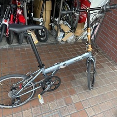 20インチ　DAHON（ダホン）　軽量アルミフレーム折り畳み自転車　８speed　マットグレー　の画像