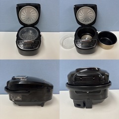 I582 🌈 人気のブラック♪ KOM 炊飯ジャー 5合炊き ⭐ 動作確認済 ⭐クリーニング済の画像