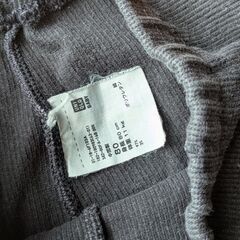 UNIQLO　80cm 黒　ズボンの画像