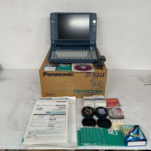 パナソニック パーソナルワープロ FW-U1CD360 12.1型 Y1462 パナソニック パーソナルワープロ FW-U1CD360 12.1型 Y1462