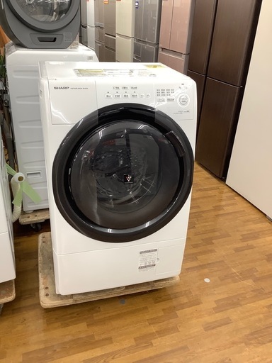 SHARPのドラム式洗濯機入荷しました！