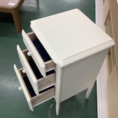 家具ならトレファク吉川店！！   Franc franc　3段チェスト　ホワイトの画像