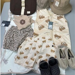 10点☆futafuraクマ柄他セット☆新品未使用品☆100cm