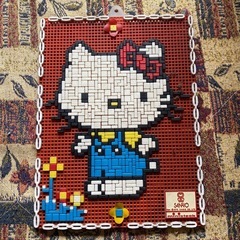 昭和レトロハローキティ モザイクアート 30cm