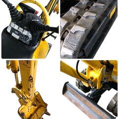 SR582 コマツ KOMATSU PC01 油圧式パワーショベル ミニユンボ ガソリン 385時間 直接引取可 一部配送無料 石狩市の画像